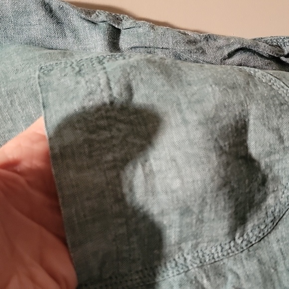 Love Linen Capri pants with a drawstring waist - Picture 4 of 4